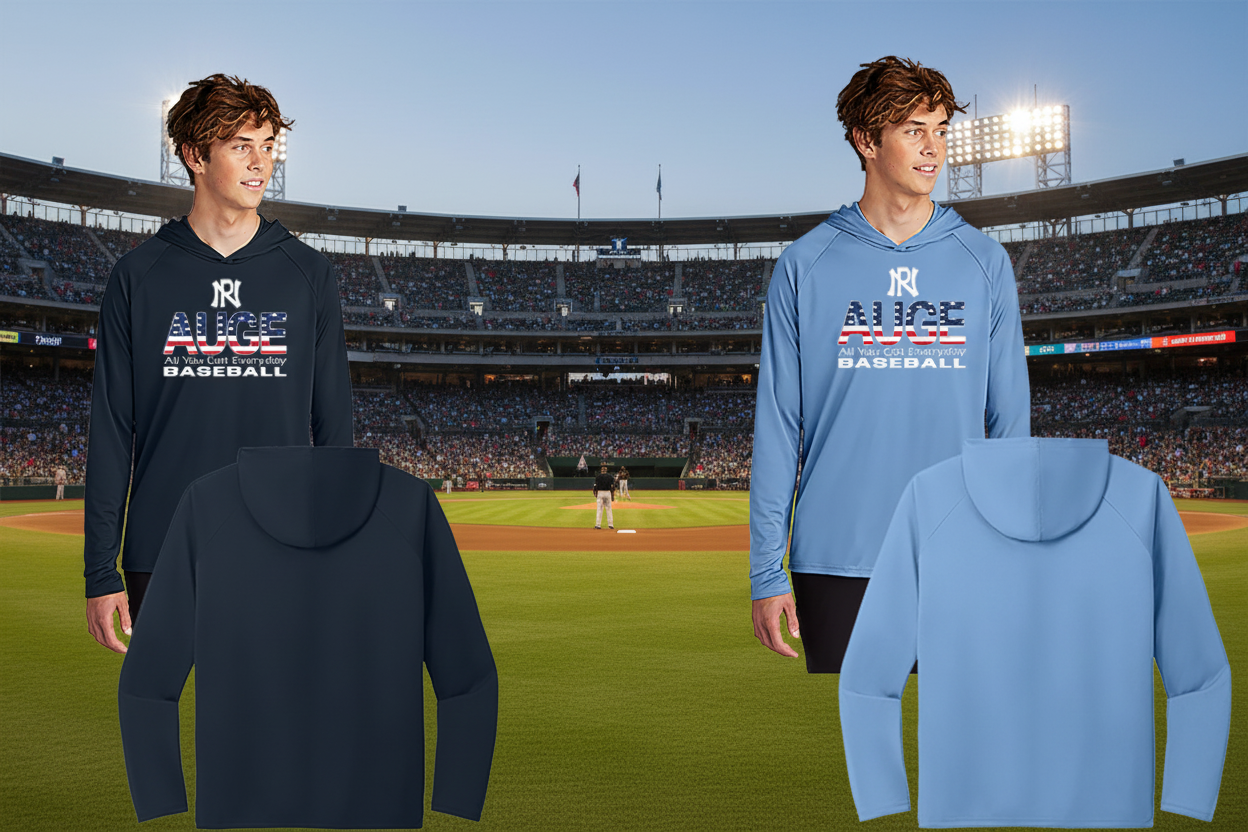 AUGE Baseball Long Sleeve Hoodie (PC380H)